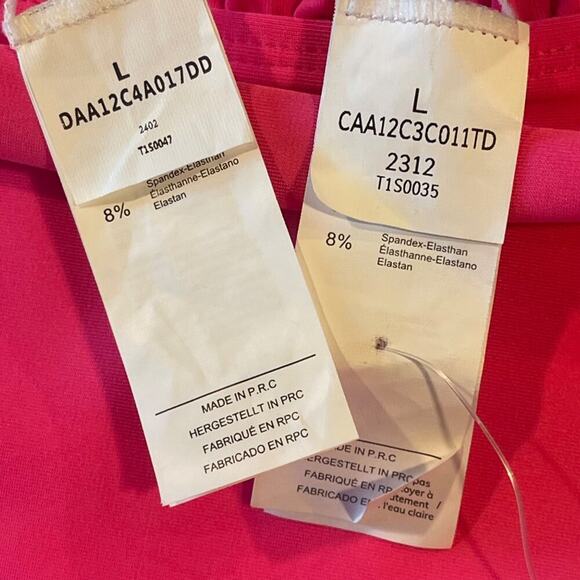 Cupshe Bikini NWT Women L Push Up Pink High Waist Floral Underwire Swimsuit Set - Picture 3 of 8